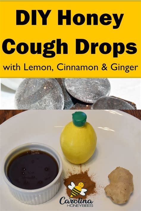 Make your own homemade honey cough drops with lemon, cinnamon and ginger. Nature's natural cough ...