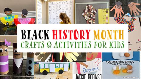 The Best Black History Month Crafts & Activities for Kids - Happy ...