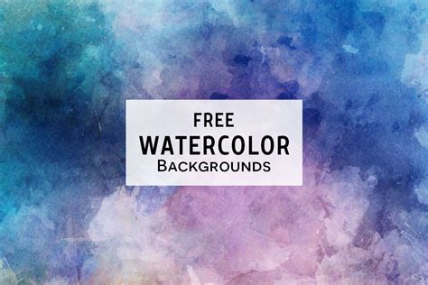 3 Free Watercolor Textured Backgrounds