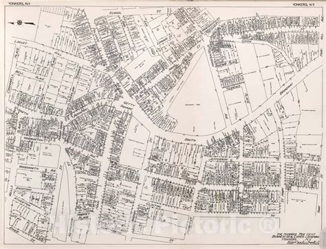 Historic Map : Yonkers (New York)., 1929, Vintage Wall Decor | Vintage ...