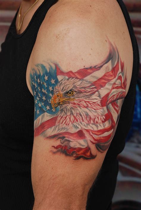 American Flag Tattoos Designs, Ideas and Meaning - Tattoos For You