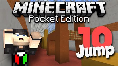 Minecraft PE 10 Jump Parkour! - YouTube