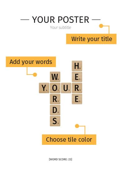 Scrabble Letter Art Generator | Onvacationswall.com