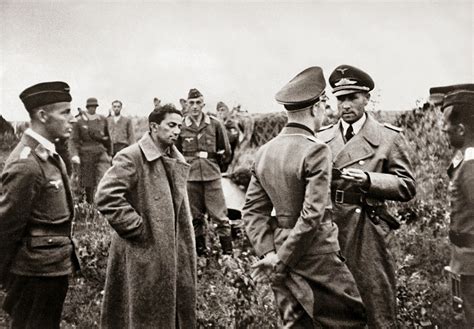 Stalin's son Yakov Dzhugashvili captured by the Germans, 1941 - Rare Historical Photos