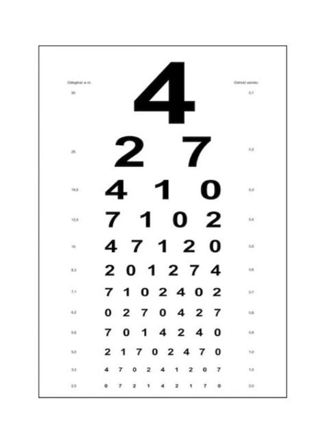 Printable Eye Test Chart