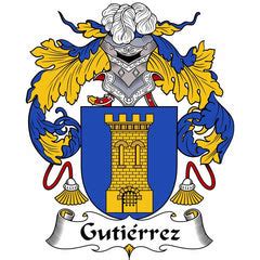 Gutierrez Family Crest - Jewelry – Heraldic Jewelry