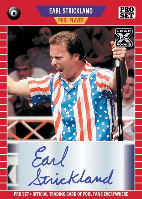 Earl Strickland Trading Card Released - News - AZBILLIARDS.COM