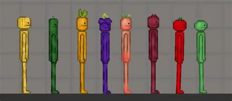 Vegetables and fruits Characters Mod(8 Characters) - Mods for Melon ...