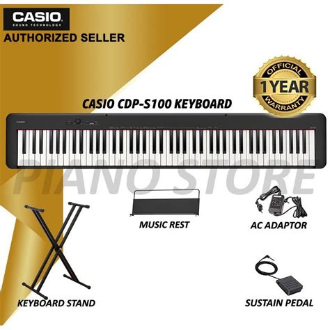 Casio CDP-S100 Keyboard, Hobbies & Toys, Music & Media, Musical ...