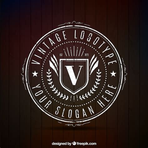 Free Vector | Vintage circular logotype