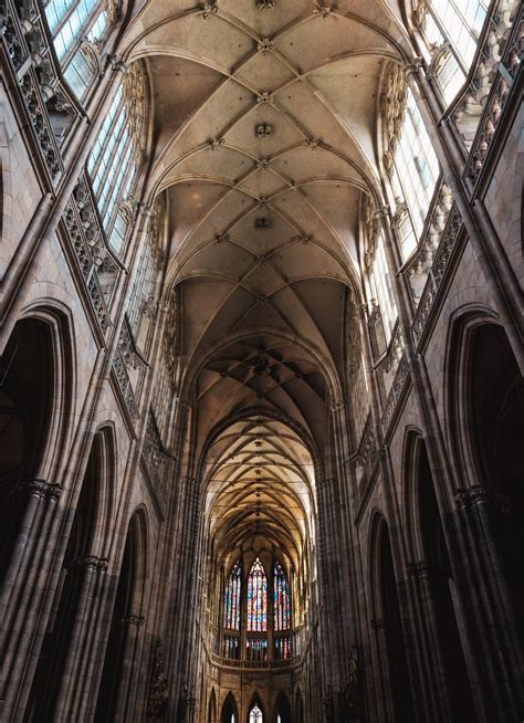 Interior Design of a Saint Vitus Cathedral · Free Stock Photo