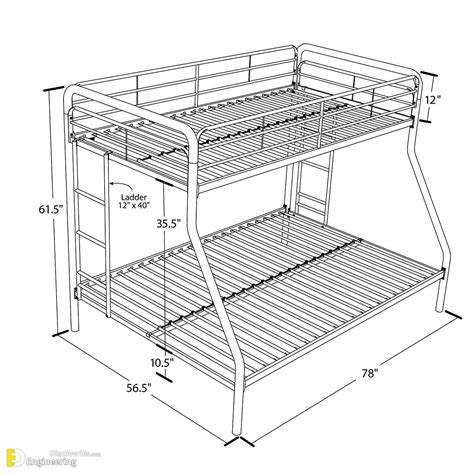 Bunk Bed Sizes And Dimensions Eachnight - vrogue.co