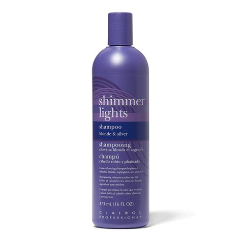 Shimmer Lights Conditioning Shampoo for Blonde & Silver 16 oz. by Clairol Professional | Shampoo ...