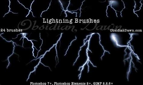 200+ Spectacular Lightning Photoshop Brushes | PHOTOSHOP FREE BRUSHES