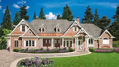 Plan 25624GE: Richly Detailed Craftsman with Finished Lower Level | Craftsman style house plans ...