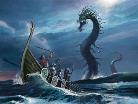 Jörmungandr | Vikings, Sea monsters, Legends and myths