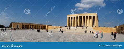 Mausoleum of Ataturk editorial photo. Image of weather - 71770726