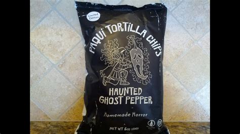 Paqui Tortilla Chips "Haunted Ghost Pepper" Review - YouTube