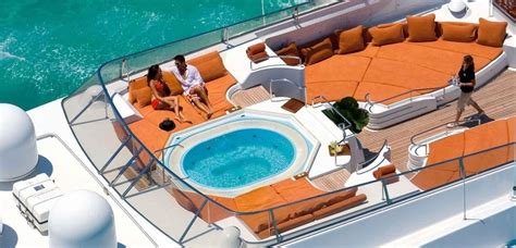 We have some special features in our luxury yachts include jacuzzis on ...