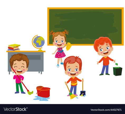 Student Classroom Cleaner Clip Art Classroom Cliparts