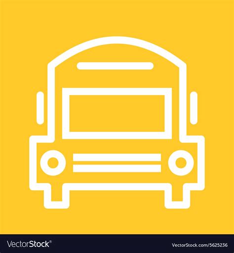 School bus Royalty Free Vector Image - VectorStock