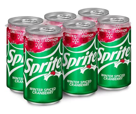 Sprite Sprite Winter Spiced Cranberry Cans, 7.5 fl oz, 6 Pack | Big Lots