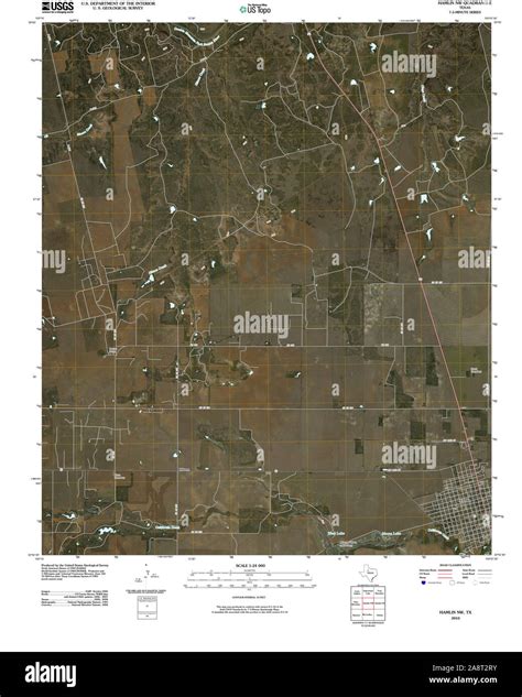 Map of hamlin texas Cut Out Stock Images & Pictures - Alamy