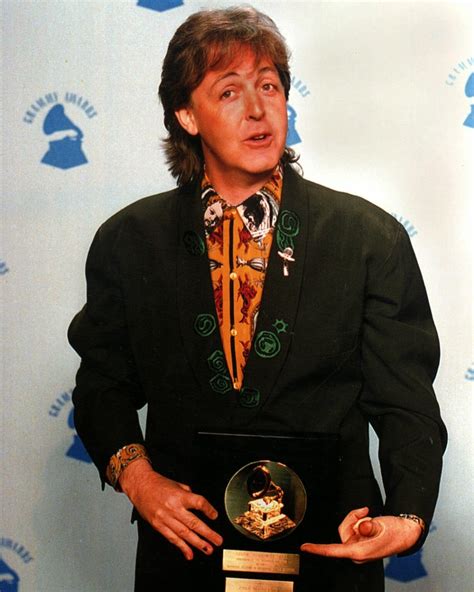 February 21 1990 Paul McCartney receives a Lifetime Achievement Grammy Award – The Beatles