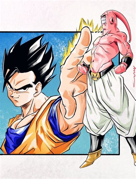 Gohan vs buu | Personagens de anime, Desenhos de anime, Anime