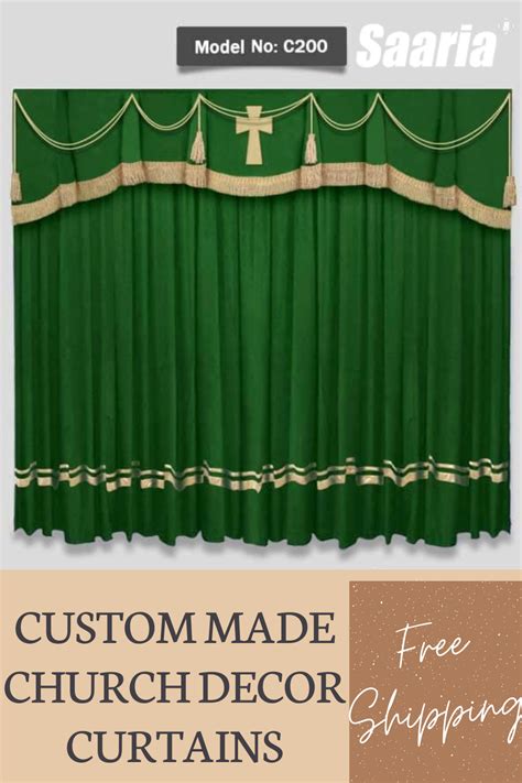 Church Decor Curtains By Saaria Inc. church stage decor ideas,stage ...