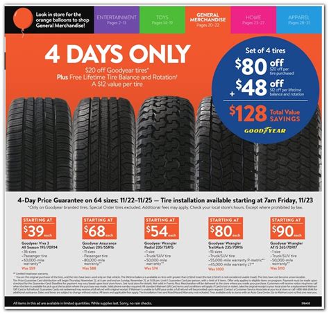 Walmart Black Friday Deals 2019 Tires | semashow.com