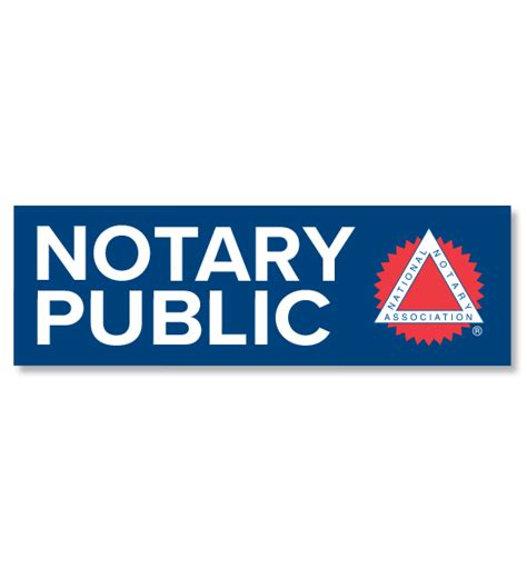 Notary Public Decal Signs | NNA