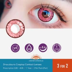 Draculaura Cosplay Contact Lenses - Colored Contact Lenses | Colored Contacts US - Colored ...