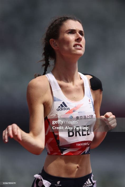 Olivia Breen of Team Great Britain competes in Women's 100m - T38 on ...