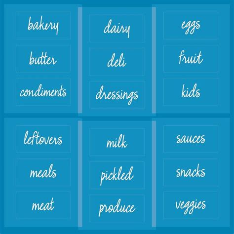 The Home Edit by iDesign Fridge Labels 18 Pack | Soko & Co