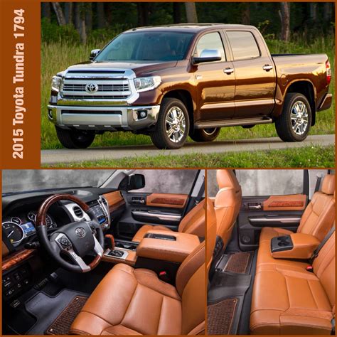 Dig the interior! | Toyota tundra 1794, Toyota tundra, Toyota tundra 1794 edition