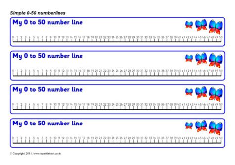 Free Printable Number Line To 50 - PRINTABLE TEMPLATES