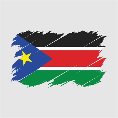 South Sudan Flag Brush 14912215 Vector Art at Vecteezy