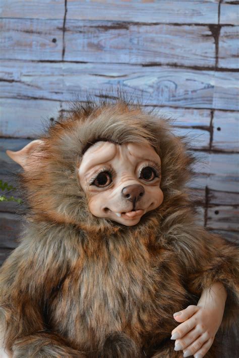 Werewolf baby ooak toys realistic toy werewolf monster toy | Etsy