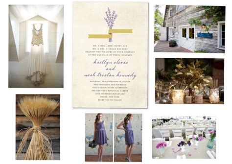 Lavender & Gold Wedding Theme - Rustic Wedding Chic