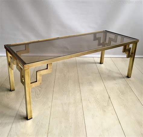 Glass & Brass Coffee Tables - Tray Round Brass Coffee Table ~ Walsall Home and Garden : Shop for ...