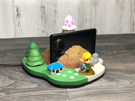 Nintendo Switch Koholint Island Dock W/ Amiibo Slot 3D Print Link's ...