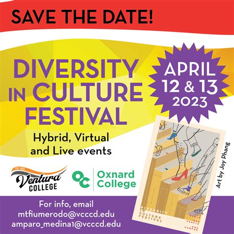 2023 Diversity In Culture Schedule of Events | Ventura College