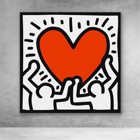 Pop Art Love Keith Haring | Keith haring art, Graffiti wall art, Haring art