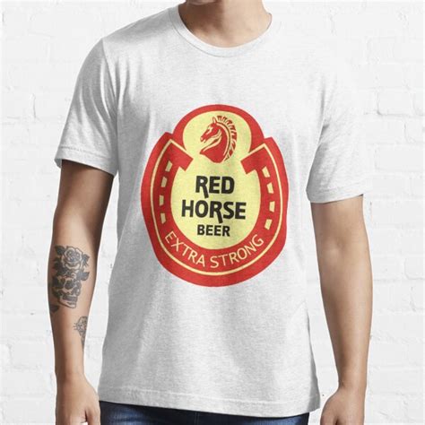 "Red Horse Beer logo" T-shirt for Sale by UnPEngineer | Redbubble | red horse t-shirts - beer t ...