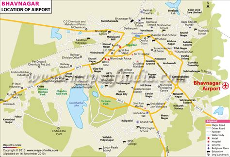 Bhavnagar Airport Map