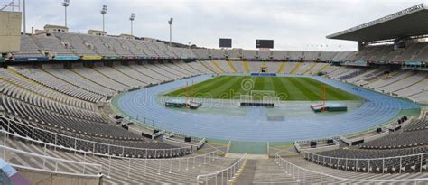 Montjuic Olympic Stadium, Barcelona Editorial Image - Image of antoni, spain: 99504990