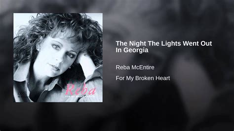 The Night The Lights Went Out In Georgia - YouTube Music | Country playlist, Music, Universal music