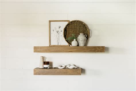 Floating Wall Shelves - Multiple Sizes & Stains | Timber Made