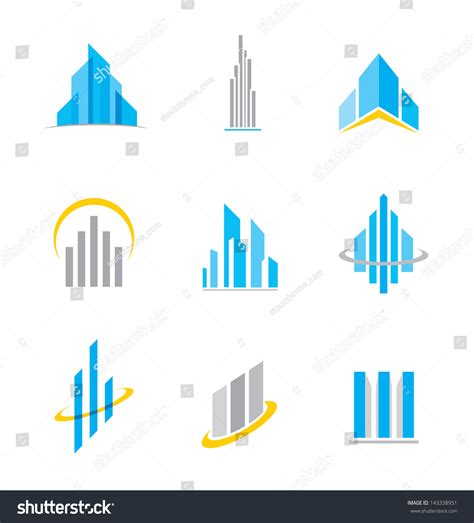 Building Business Construction Logo Symbol Icon Stock Vector (Royalty ...